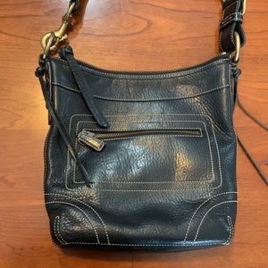 Coach Pebbled Leather Bleecker Crossbody handbag